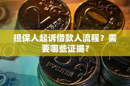 北京担保人起诉借款人流程?需要哪些证据? 北京担保人起诉借款人流程?需要哪些证据?