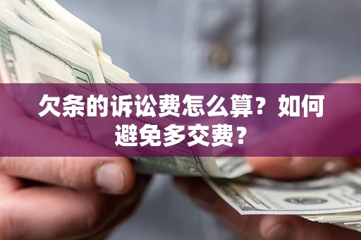 北京欠条的诉讼费怎么算？如何避免多交费？